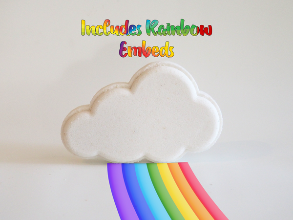 Cloud with a Rainbow Explosion Bath Bomb